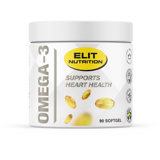Elit Nutrition Omega-3 90 stk Elit Nutrition Omega-3 90 stk