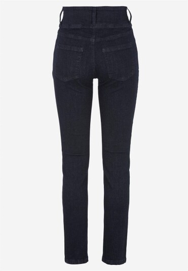 Rette jeans med høy midje Rette jeans med høy midje