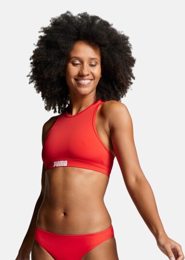 Puma Puma Swim Women Racerback Top Red S Bikinis