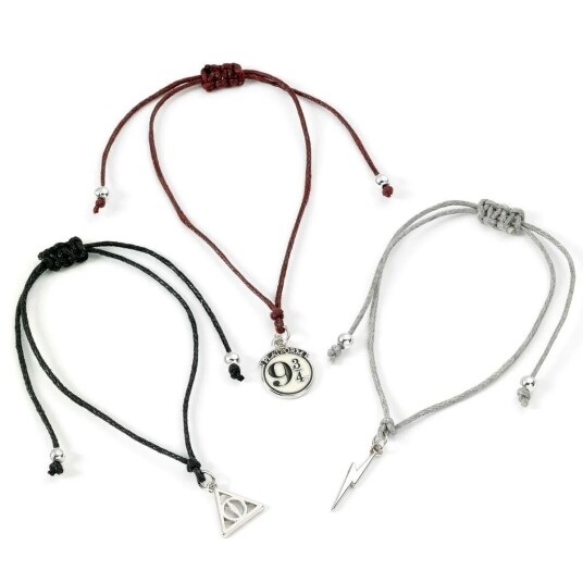 Harry Potter Vennskaps Armbånd 3-pk Harry Potter Vennskaps Armbånd 3-pk