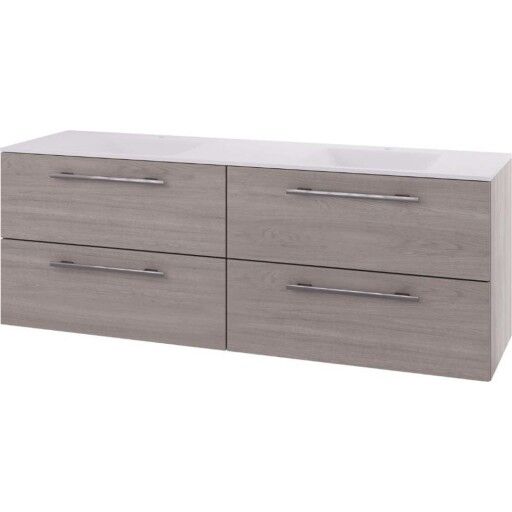 Linn Bad Ingrid underskap 160x45,6 cm eik