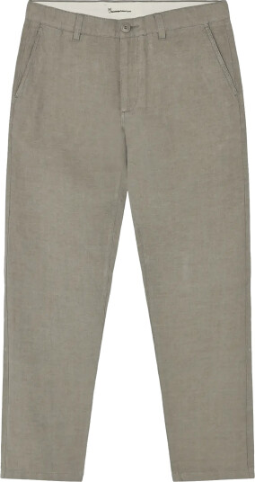Knowledge Cotton Apparel Chuck Regular Linen Pants Beige 34 x 34