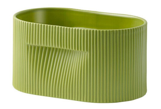 Muuto - Ridge Planter H13 Moss Grønn - Lampemesteren Muuto - Ridge Planter H13 Moss Grønn - Lampemesteren