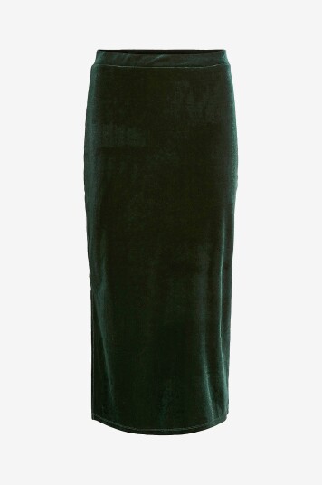 Vila - Skjørt viVelma Velour Skirt - Grønn
