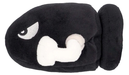 Super Mario Bamse Bullet Bill 15 cm Super Mario Bamse Bullet Bill 15 cm