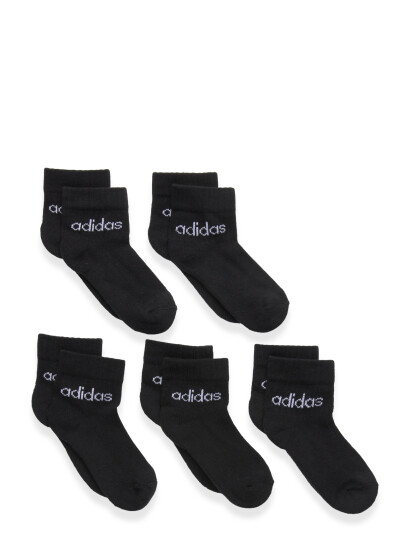 Adidas Sportswear Kids Lin Ank 5P Black 28 30 Adidas Sportswear Kids Lin Ank 5P Black 28 30