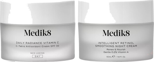 Medik8 Day & Night Bundle Daily Vitamin C 50 ml & Retinol Night 50 ml Medik8 Day & Night Bundle Daily Vitamin C 50 ml & Retinol Night 50 ml