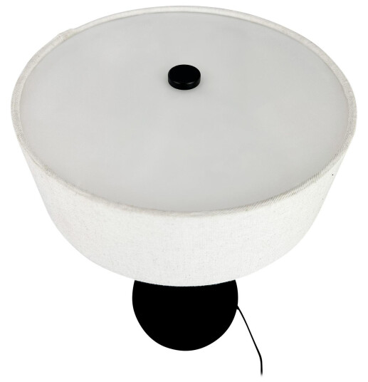 Dyberg Larsen Calix Bordlampe Natur/ Sort