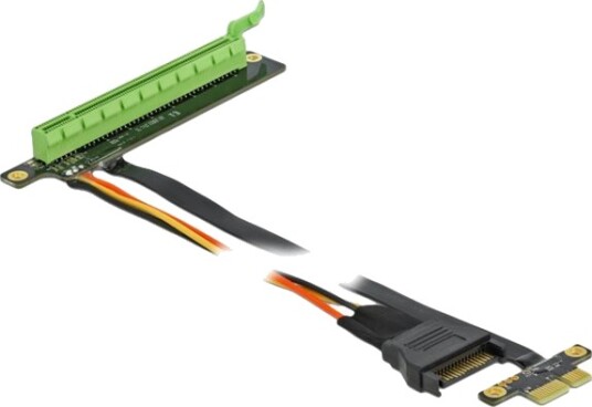 Delock Pci Express X1 To X16 With Flexible Cable Stigekort 85763