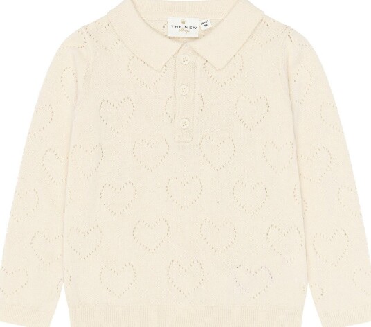 The New Tnstynessa L_S Knit Polo GARDENIA 104