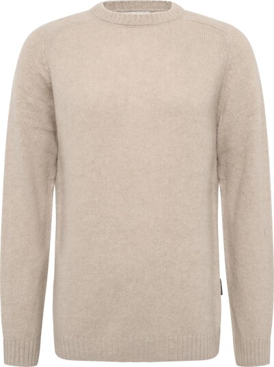 Casual Friday Cfbert Brushed Crew Neck Knit Beige XL