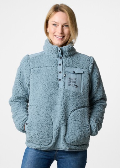 Nautic Experience Marstrand Stretch Pile Half Neck W Sea Green 48 Høstjakker Nautic Experience Marstrand Stretch Pile Half Neck W Sea Green 48 Høstjakker