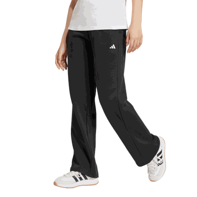 Adidas Essentials Small Logo Feel Cozy Open-Hem Joggers joggebukse dame Black L Adidas Essentials Small Logo Feel Cozy Open-Hem Joggers joggebukse dame Black L