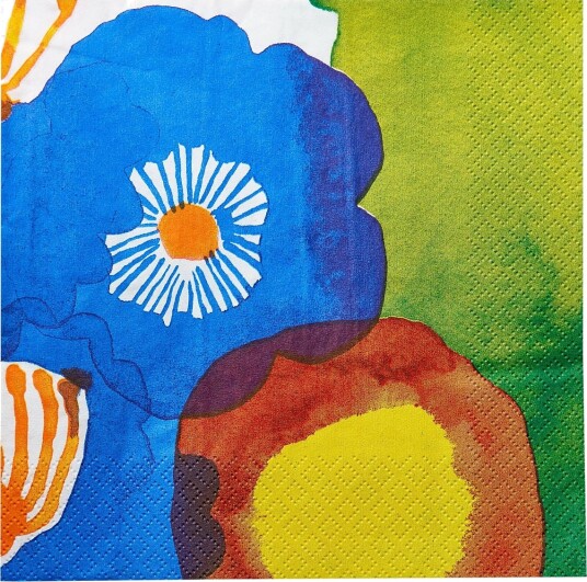 Marimekko by Havi Marimekko Napkin Juhannustaika   Blue   24X24CM