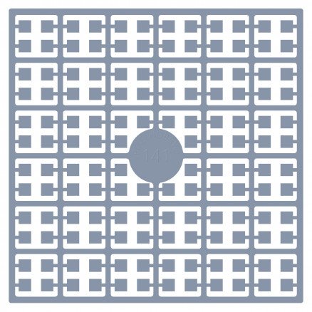 Pixelhobby Midi perler 141 lys stålgrå 2x2mm 140 piksler