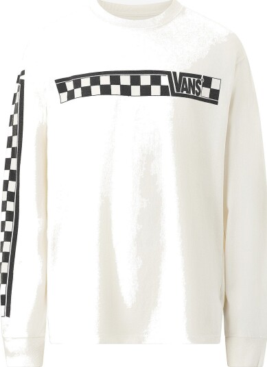 Vans Collegegenser Vans Racing LS Tee Hvit Vans Collegegenser Vans Racing LS Tee Hvit