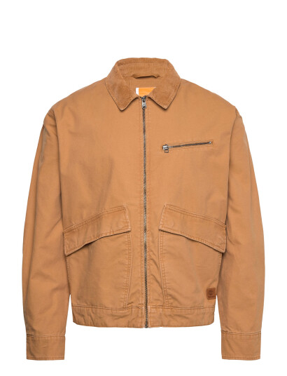 Timberland Strafford Washed Canvas Jacket Wheat Boot Brown XL