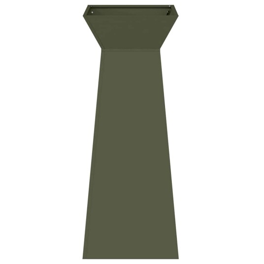 vidaXL Søyleplanter Olivengrønn 40 x 40 x 100 cm vidaXL Søyleplanter Olivengrønn 40 x 40 x 100 cm