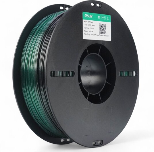 Esun Pla Silk Magic Black Green