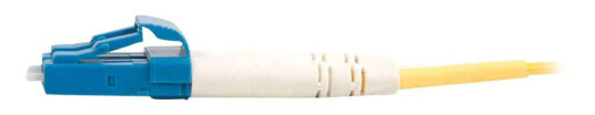 C2G LC-LC 9/125 OS1 Duplex Singlemode PVC Fiber Optic Cable (LSZH) - koblingskabel - 30 m - gul