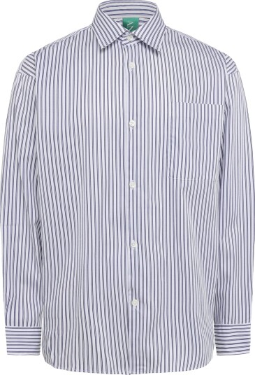 Annarr Anrvolund Navy Stripe Shirt Ls White M Annarr Anrvolund Navy Stripe Shirt Ls White M