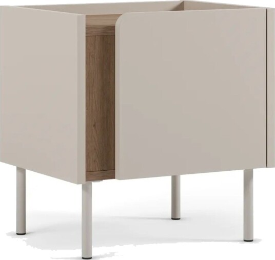 Lomar Nattbord 45,5x47,8x35 cm - Naturlig eik sandstein