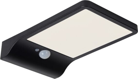 Lucide Basic Vegglampe Dim Solcelle + Sensor 1x3W IP44 Sort Lucide Basic Vegglampe Dim Solcelle + Sensor 1x3W IP44 Sort