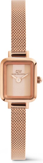 Rose Gold 15mm Watch Quadro Mini Melrose Conwy | DW