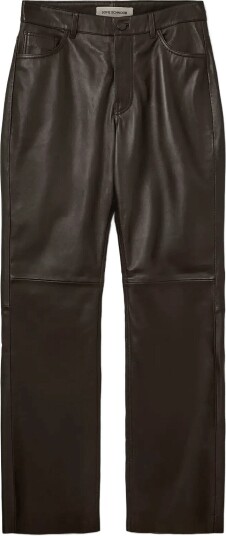 Sofie Schnoor Gattisw Leather Pants   DARK BROWN   36