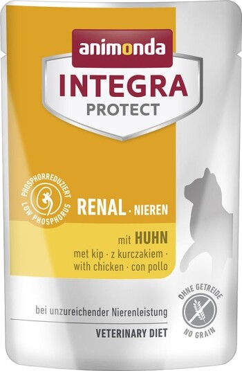Animonda Integra Våtfôr Adult Protect Nyrer Med Høns 24 X 85 G