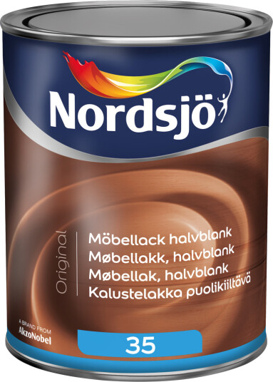 NORDSJØ ORIGINAL MØBELLAKK HALVBLANK 0.5L NORDSJØ ORIGINAL MØBELLAKK HALVBLANK 0.5L