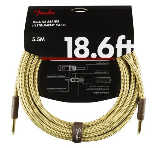 Fender Deluxe Cable 5,5m Tweed N Fender Deluxe Cable 5,5m Tweed N