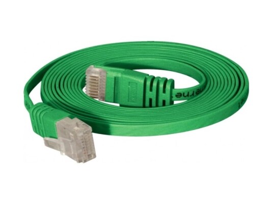 Høykvalitets Patchkabel Flat U/Utp Uskjermet Cat 6 Grønn 7,5 M Super Flat Patchkabel For Eksempel For Legging Under Tepper Og Gulvlister (77807G) Høykvalitets Patchkabel Flat U/Utp Uskjermet Cat 6 Grønn 7,5 M Super Flat Patchkabel For Eksempel For Legging Under Tepper Og Gulvlister (77807G)
