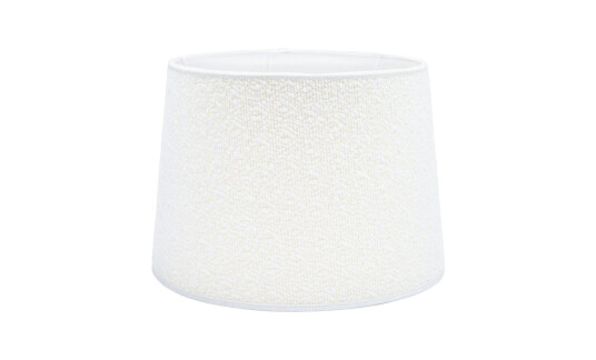 Pr Home SOFIA Bouclette Lampeskjerm 25 cm Hvit