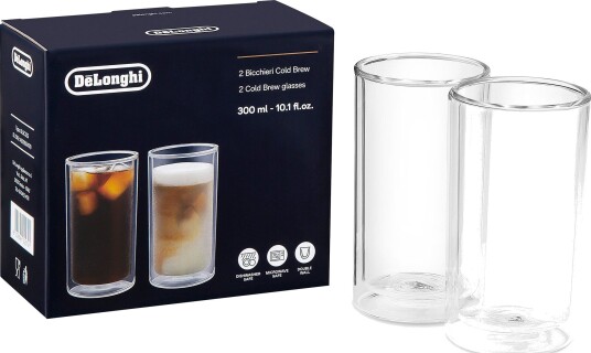 Delonghi Dobbeltveggede termoglass 300 ml 2-pakning
