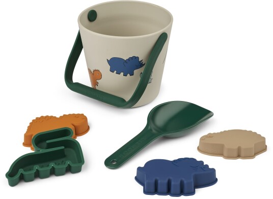 LIEWOOD Gilma Dino Strandsett Dinosaurs/Mist LIEWOOD Gilma Dino Strandsett Dinosaurs/Mist