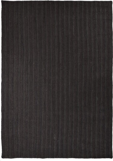 Juteteppe   Amasia svart Størrelse: 200 x 290 cm