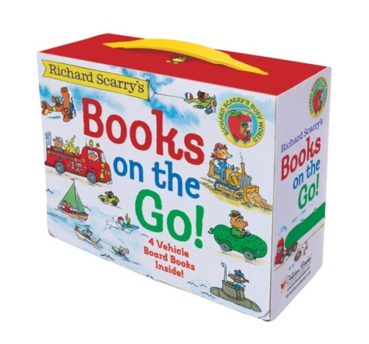 Richard Scarry's Books on the Go 4 Board Books Richard Scarry's Books on the Go 4 Board Books