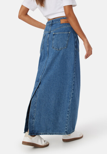 Object Collectors Item Objthylane long denim skirt Medium Blue Denim XS