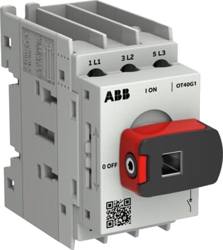 Abb Lastbryter OT40G1-3MQ 3P 40A Bunn/DIN-skinne