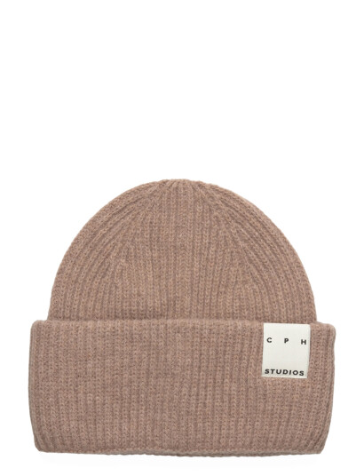 Copenhagen Studios Cph Beanie 3 Wool Mix Black - Beige - ONE SIZE Copenhagen Studios Cph Beanie 3 Wool Mix Black - Beige - ONE SIZE