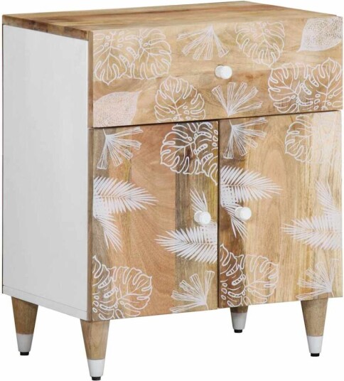 Nattbord 50x33x60 cm heltre mango 8721158496744