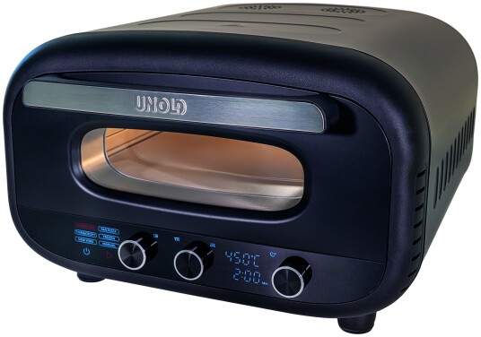 Unold 68805 Elektrisk Pizzaovn 1700W 450°C for 30 cm Pizza - Svart Unold 68805 Elektrisk Pizzaovn 1700W 450°C for 30 cm Pizza - Svart