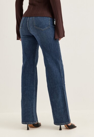 Bubbleroom High Straight Leg Jeans