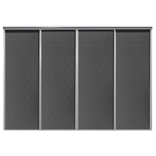 Mix Skyvedør Cube Antrasitt 3100 Mm 4 Dører