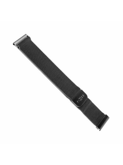 FIXED Mesh Strap for Smartwatch Universal 20mm Black FIXED Mesh Strap for Smartwatch Universal 20mm Black