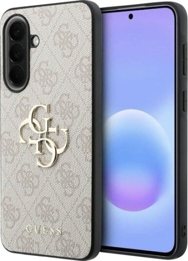 GUESS Leather 4G Metal Logo Case for Samsung Galaxy A57 5G - Pink
