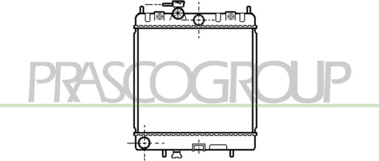 PRASCO DS005R004 Radiator motorkjøling PRASCO DS005R004 Radiator motorkjøling