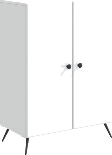  Serviesskap Hvit 66 x 34,5 x 90 cm Konstruert tre
