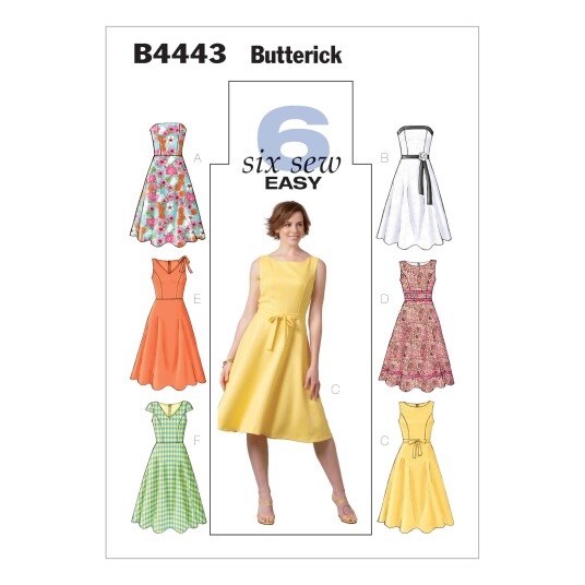 Butterick 4443- Kjole/ kjole petite FF (16-18-20-22)